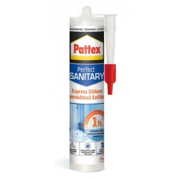 SZILIKON PATTEX EXPRESS SZANITER TRANSZP. 280 ML