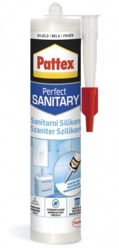 SZILIKON SZANITER PATTEX 280 ML FEHÉR