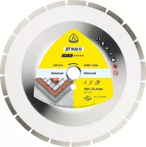 Klingspor DT900U gyémánt vágókorong 350x3x30