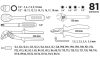 Top Tools Szerszámkészlet 1/4", 1/2" 81db