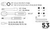 Top Tools Dugókulcskészlet + bitkészlet 1/4", 1/2" 53db