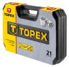 TOPEX Dugókulcskészlet 1/2" 21db