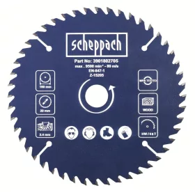 Scheppach fűrészlap 160/20mm, 48f DIVAR 55 / PL 55-höz