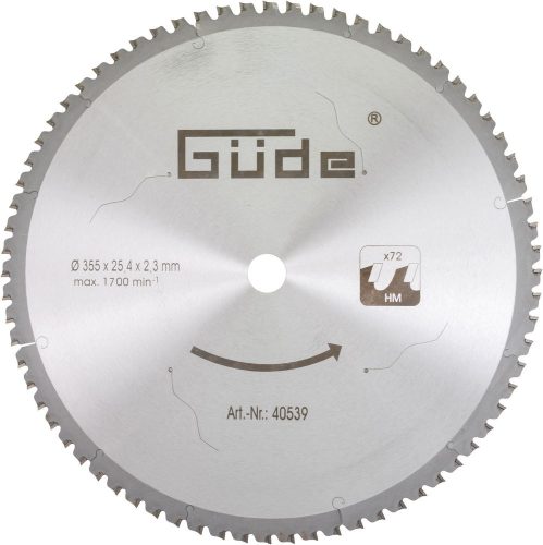 GÜDE FÉMFŰRÉSZ-LAP 40532-HEZ 40539