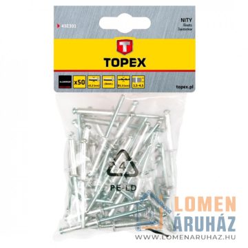 POPSZEGECS TOPEX 43E301 3,2X8/50 DB