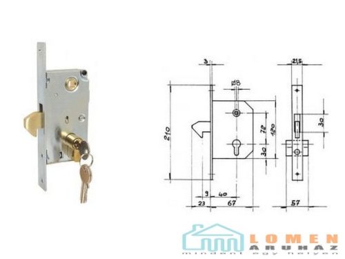 TOLÓKAPUZÁR IBFM 447 P 40 MM KAMPÓS