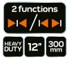 NEO TOOLS Automata gyorsszorító, 135kg, 12"/300mm, 2 funkciós