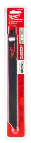 Milwaukee Szablyafűrészlapok 230 mm - TC  3 db