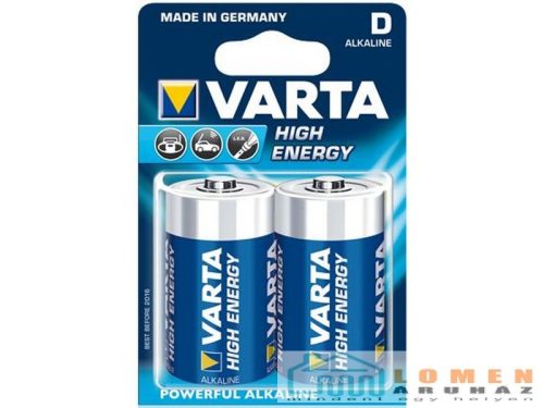 ELEM VARTA GÓLIÁT LR20 HIGHENER/2 DB