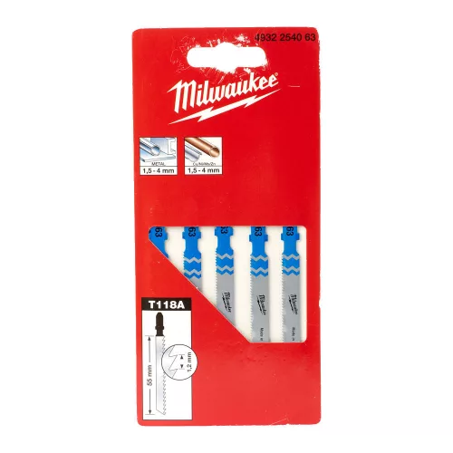 Milwaukee Szúrófűrészlap 55/1,2 mm  5 db