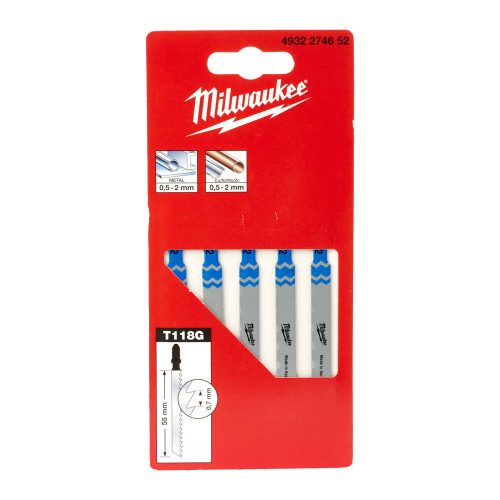 Milwaukee Szúrófűrészlap 55/0,7 mm  5 db