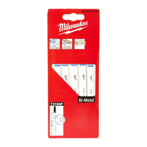 Milwaukee Szúrófűrészlap 105/1,2 mm Bimetál  5 db