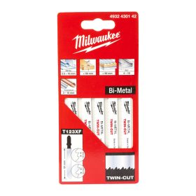   Milwaukee Bimetál szúrófűrészlapok 2 fogosztású 91/2,5/1,8 mm (Fémhez) 5db
