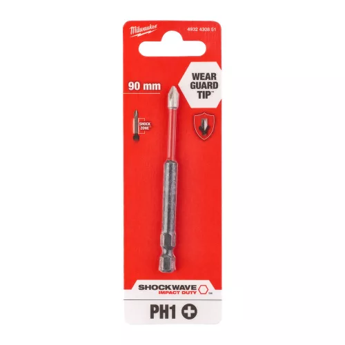 Milwaukee Shockwave bit PH1 90mm-1db