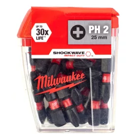   Milwaukee Shockwave bit CD PH2 25mm-25db (Rendelési egység 10 db)