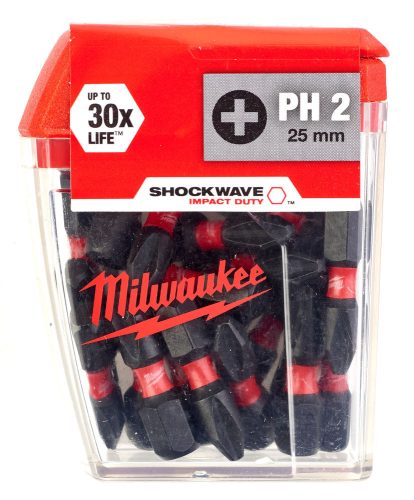 Milwaukee Shockwave bit CD PH2 25mm-25db (Rendelési egység 10 db)
