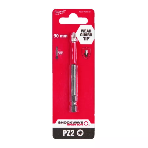 Milwaukee Shockwave bit PZ2 90mm-1db