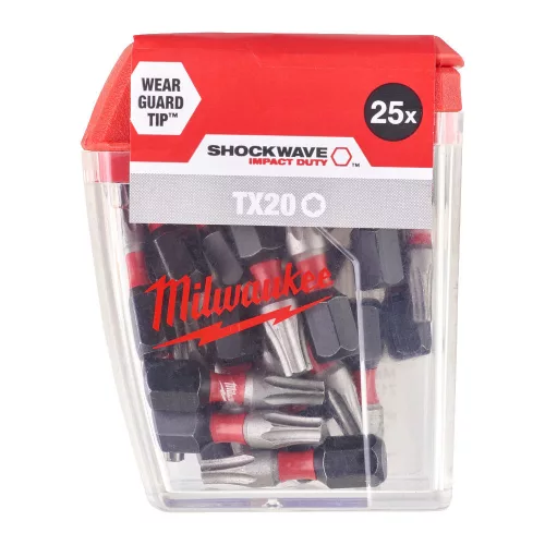 Milwaukee Shockwave bit CDTX20 25mm-25db (Rendelési egység 10 db)