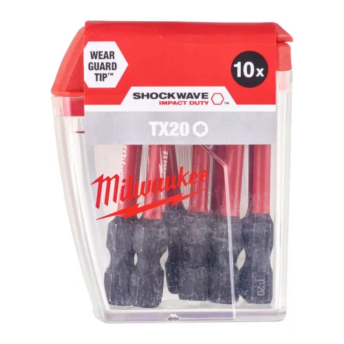 Milwaukee Shockwave bit CD TX20 50mm-10db (Rendelési egység 10 db)