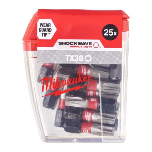 Milwaukee Shockwave bit CDTX30 25mm-25db (Rendelési egység 10 db)