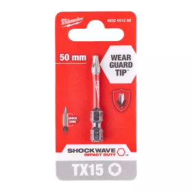 Milwaukee Shockwave bit TX15 50mm-1db