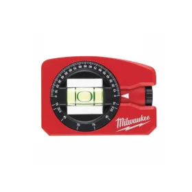   Milwaukee Zseb Vízmérték szögmérővel, mágneses, 8 cm 1 db (Rendelési egység 6