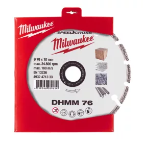   Milwaukee Gyémánt vágótárcsa multimaterial 76 mm  - 1 db