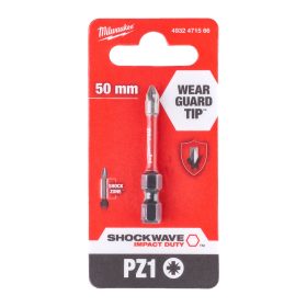 Milwaukee Shockwave bit PZ1 50 mm - 1 db