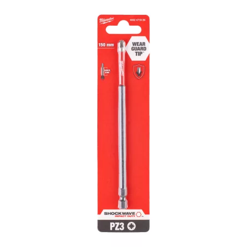 Milwaukee Shockwave bit PZ3 150 mm - 1 db