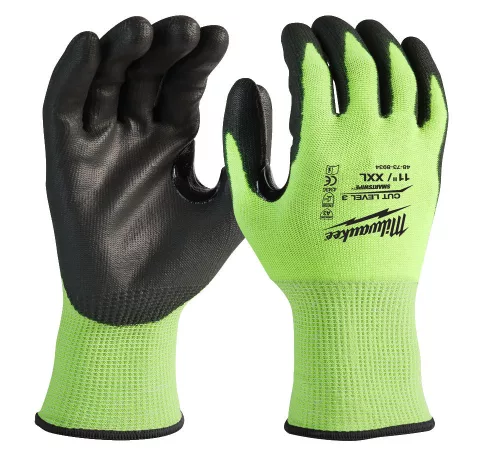 Milwaukee Hi-Vis Vágásbiztos kesztyű 3/C   - 11/XXL - 1 pár