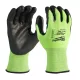 Milwaukee Hi-Vis Vágásbiztos kesztyű 3/C   - 11/XXL - 1 pár