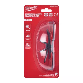 Milwaukee Védőszemüveg Bifokális +2 víztiszta - 1 db