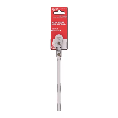 Milwaukee 1/4' Racsnis csuklós hajtókar hosszított 228,6 mm