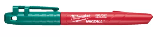 Milwaukee INKZALL™ Jelölő filc Vékony tartós hegyű Zöld - 1 db (Rendelési