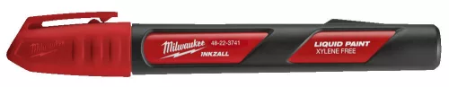 Milwaukee INKZALL™ Jelölő filc szelepes Piros 1db (Rendelési egység 12 db)