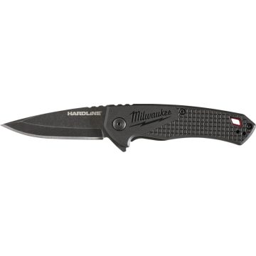   Milwaukee Összecsukható kés sima élű 64 mm, D2 acél, fekete - 1 db