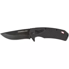   Milwaukee Összecsukható kés sima élű 89 mm, D2 acél, fekete  - 1 db