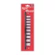 Milwaukee 3/8' Dugókulcsok rövid, Metrikus, tartósínen 10 db