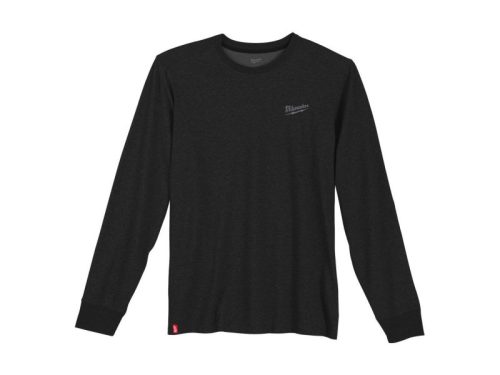 Milwaukee HTLSBL M - Hibrid hosszú ujjú póló Fekete