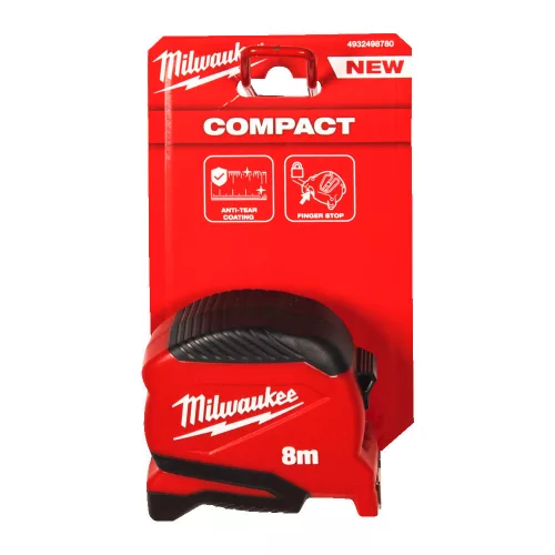 Milwaukee COMPACT mérőszalag (2. gen) 8m-25mm