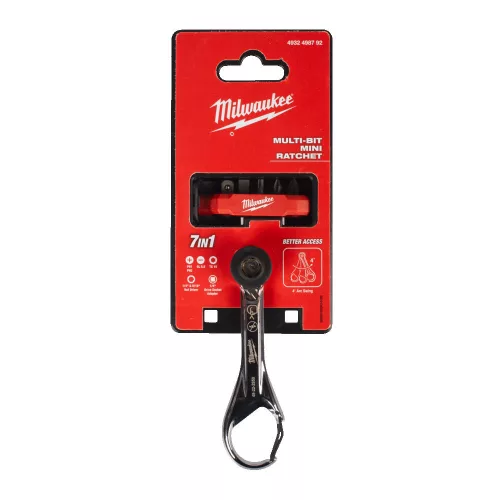 Milwaukee 7 az 1-ben Mini Racsnis csavarhúzó