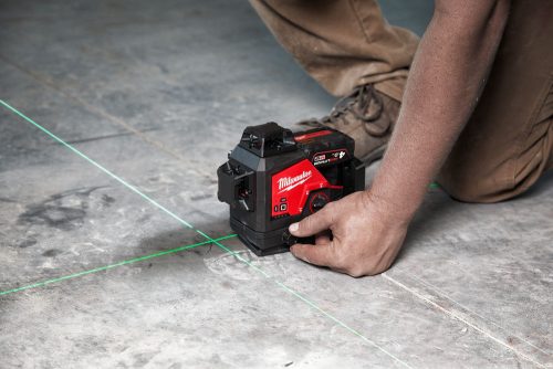 Milwaukee M123PL-401C M12™ ZÖLD 360° 3 SÍKÚ LÉZER