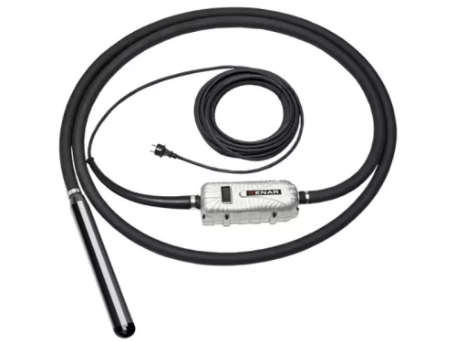 ENAR SPYDER-PRO nagyfrekvenciás betonvibrátor szett - 5 m tengely+50mm fej850W, 15m kábel, 230V