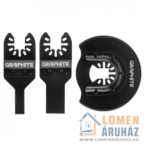 FÛRÉSZLAP KÉSZLET GRAPHITE 56H072 MULTIFUNKCIÓS GÉPHEZ, 3 DB