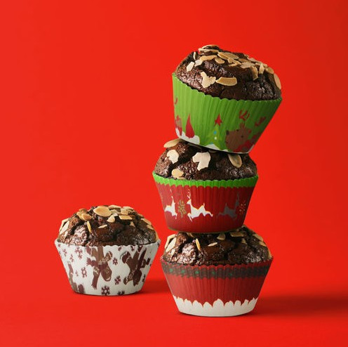 Muffin Papír szett karácsonyi100db