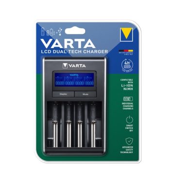 VARTA Akkutöltõ LCD Dual Tech (AA/AAA) (üres)