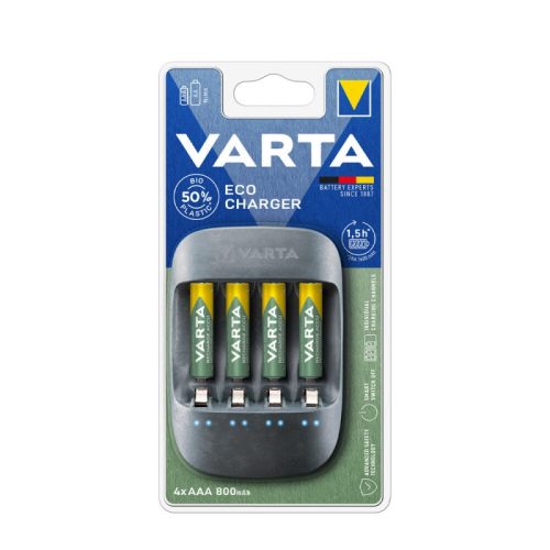 VARTA Akkutöltõ ECO + 4x800mAh R2U AAA (AA/AAA)