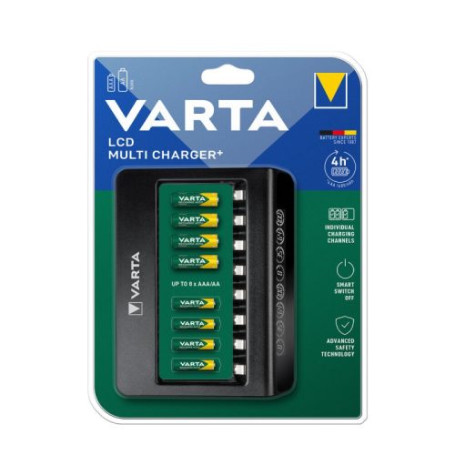 VARTA Akkutöltõ LCD Multi üres 8 csatornás (AA/AAA) (240min)