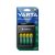 VARTA Akkutöltõ Plug LCD + 4x2100mAh AA (AA/AAA) 240min