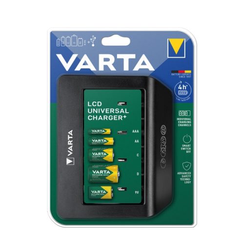 VARTA Akkutöltõ LCD Univerzális (AA/AAA/C/D/9V) (üres)